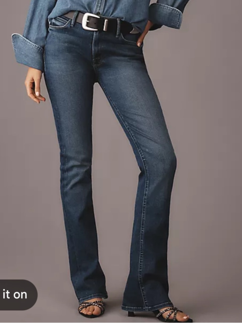 MOTHER runway bootleg jean (A0120)